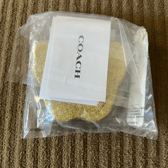 Coach Glitter Butterfly Compact Mirror nwt in packaging - Picture 3 of 3